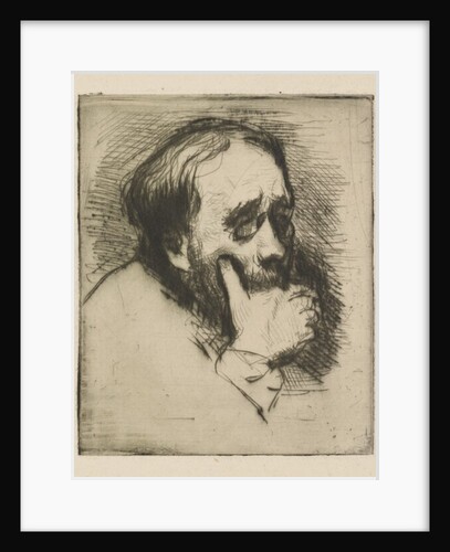 Portrait of Edgar Degas, 1875 by Marcellin Gilbert Desboutin