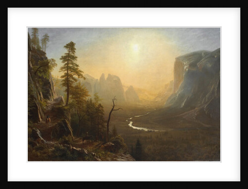 Yosemite Valley, Glacier Point Trail, c.1873 by Albert Bierstadt