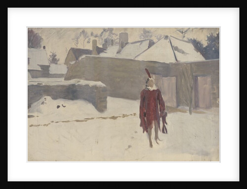 Mannikin in the Snow, c.1893-5 by John Singer Sargent