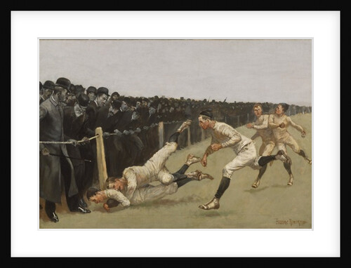 Touchdown, Yale vs. Princeton, Thanksgiving Day, Nov. 27, 1890 by Frederic Remington