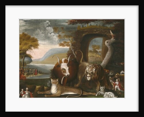The Peaceable Kingdom and Penn’s Treaty, 1845 by Edward Hicks