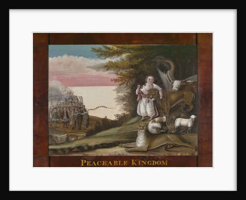 The Peaceable Kingdom, 1829-30 by Edward Hicks