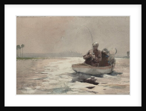Bass Fishing - Florida, 1890 by Winslow Homer