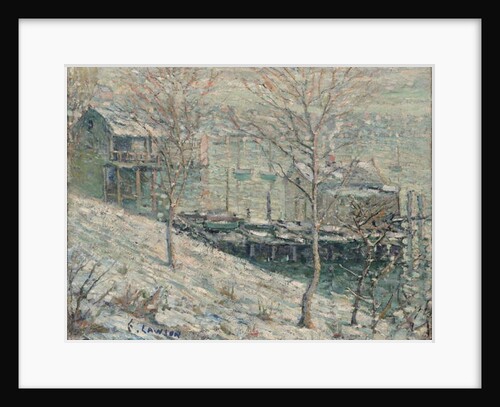Harlem River Winter Scene, c.1910 by Ernest Lawson