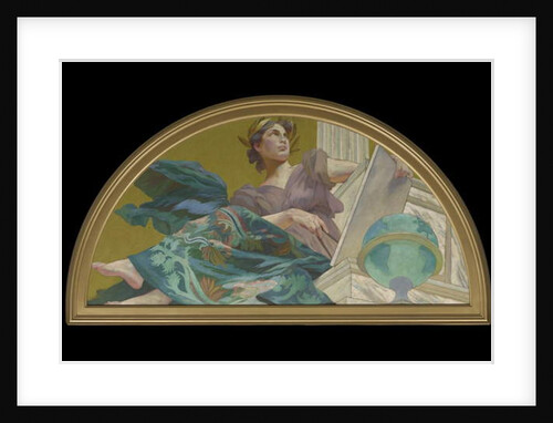 Muse of Astronomy, 1893 by Henry Siddons Mowbray