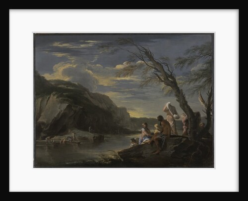 Landscape with Bathers, c.1660 by Salvator Rosa