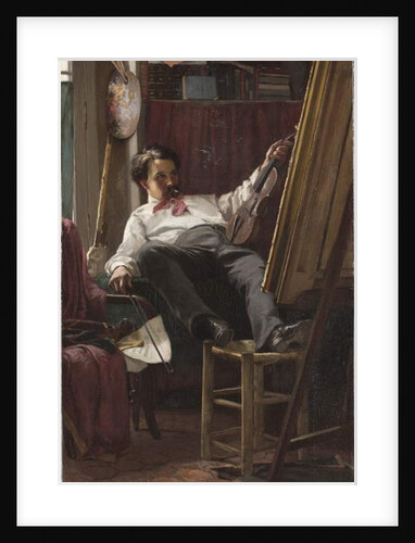 Self-Portrait of the Artist in His Studio, 1875 by Thomas Hovenden