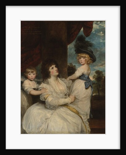 Portrait of Jane, Countess of Harrington, with her Sons, the Viscount Petersham and the Honorable Lincoln Stanhope, 1786-7 by Joshua Reynolds