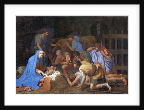 The Adoration of the Shepherds, c.1653 by Nicolas Poussin