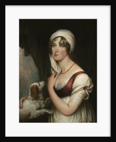 Sarah Trumbull with a Spaniel, c.1802 by John Trumbull