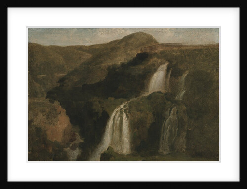 Falls of Tivoli by Jean Baptiste Camille Corot