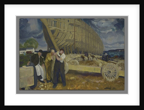 Builders of Ships, 1916 by George Wesley Bellows