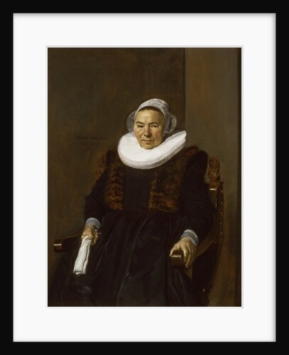 Portrait of an Elderly Woman, traditionally called Mevrouw Bodolphe, 1643 by Frans Hals