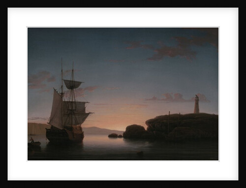 Lighthouse at Camden, Maine, 1851 by Fitz Henry Lane