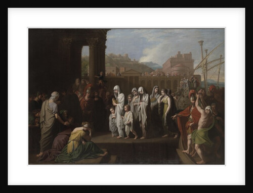 Agrippina Landing at Brundisium with the Ashes of Germanicus, 1768 by Benjamin West