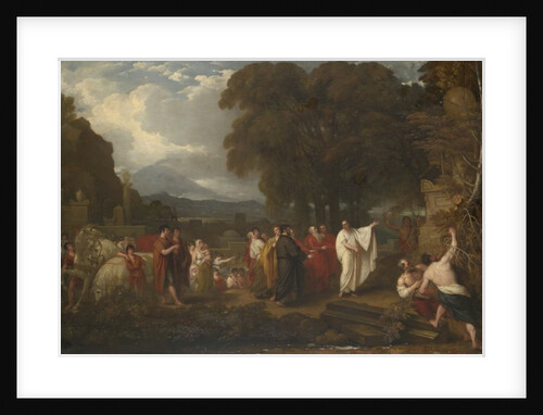 Cicero Discovering the Tomb of Archimedes, 1804 by Benjamin West