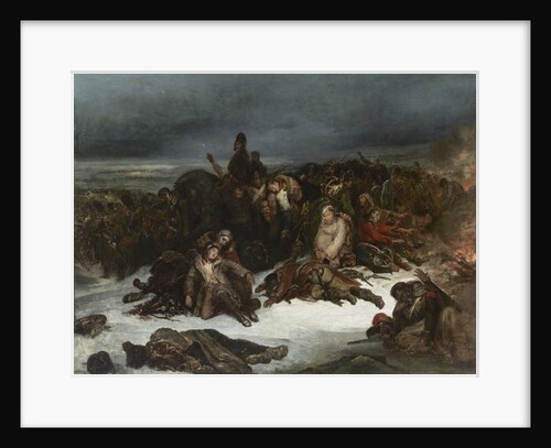 The Retreat of Napoleon’s Army from Russia in 1812, 1826 by Ary Scheffer
