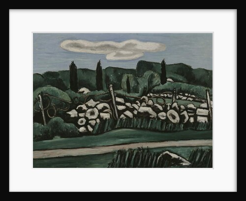 The Last Stone Walls, Dogtown, c.1936-37 by Marsden Hartley