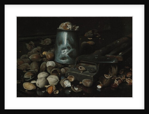 Still Life with Tin Can and Nuts, c.1886 by Joseph Decker