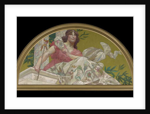 Muse of Comedy, 1893 by Henry Siddons Mowbray