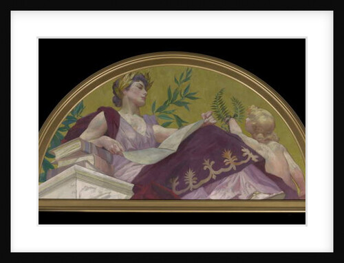 Muse of Literature, 1893 by Henry Siddons Mowbray