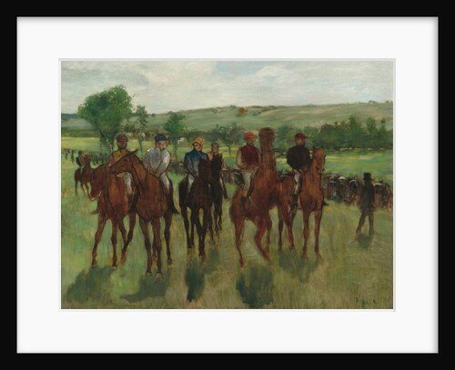 The Riders, c.1885 by Edgar Degas