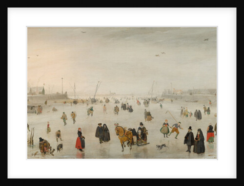 A Scene on the Ice, c.1625 by Hendrik Avercamp