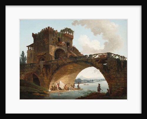 The Ponte Salario, c.1775 by Hubert Robert