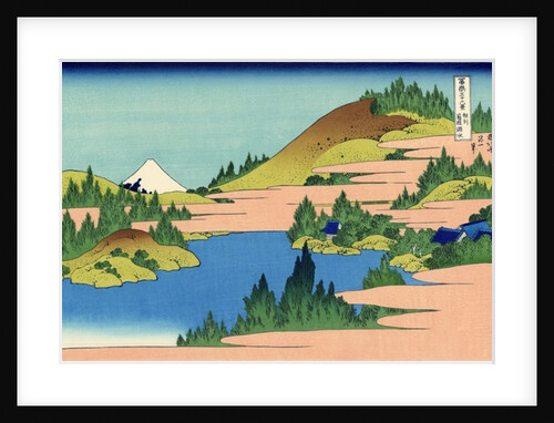The lake of Hakone in the Segami province, c.1830 by Katsushika Hokusai