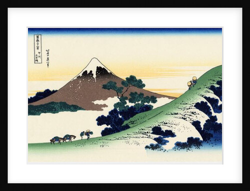 Inume pass in the Kai province, c.1830 by Katsushika Hokusai