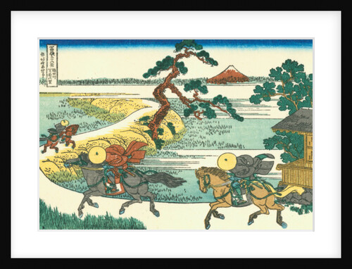 Village of Sekiya at Sumida river, c.1830 by Katsushika Hokusai