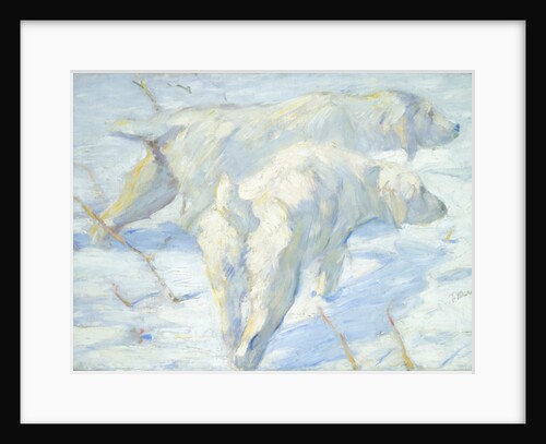 Siberian Dogs in the Snow, 1909-10 by Franz Marc