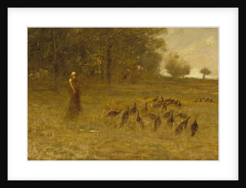 Girl with Turkeys, 1883-84 by George Fuller