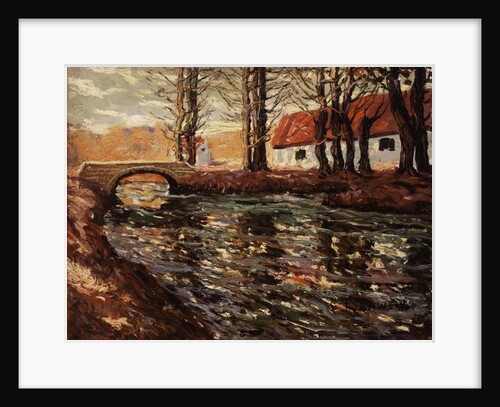 River Landscape, c.1920 by Ernest Lawson