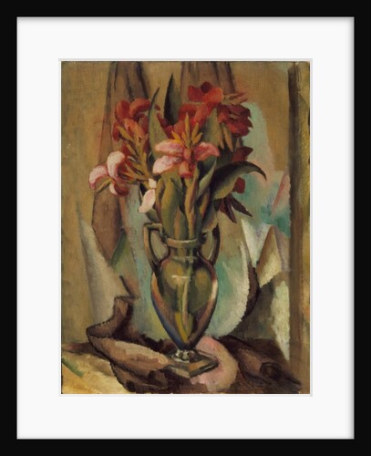 Flowers in a Handled Vase, 1919-22 by Edward Middleton Manigault