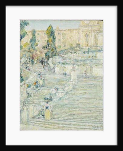 The Spanish Stairs, Rome, 1897 by Childe Frederick Hassam