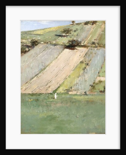 A Hillside, Giverny, 1887 by Theodore Robinson