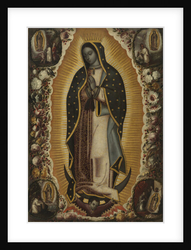 Virgin of Guadalupe, 1691 by Manuel de Arellano