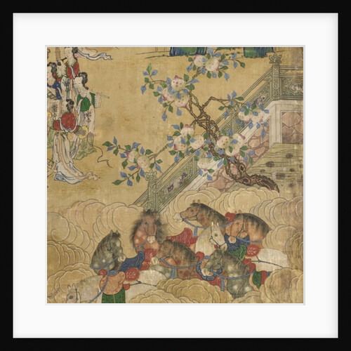 Detail from The Banquet of Seowangmo, c.1800 by School Korean