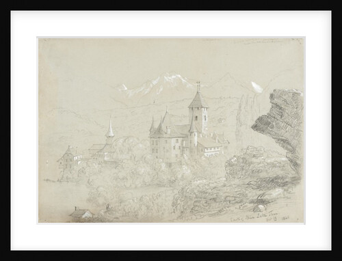 Castle of Spiez, 1841 by Thomas Cole