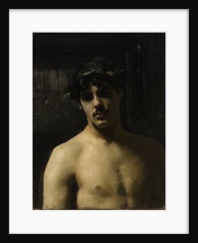 Man Wearing Laurels, 1874-80 by John Singer Sargent