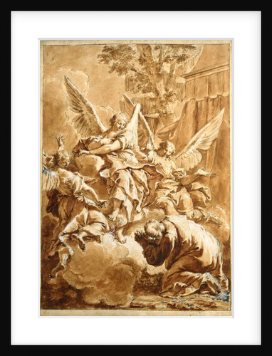 Abraham and the Three Angels, c.1750 by Francesco Fontebasso