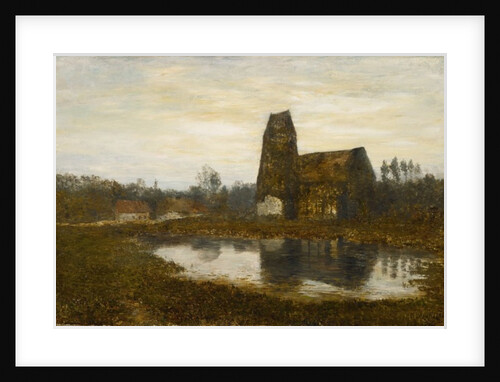 Criqueboeuf Church, Normandy, 1893 by Homer Dodge Martin