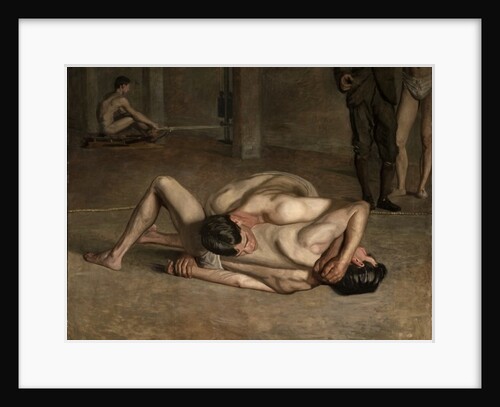 Wrestlers, 1899 by Thomas Cowperthwait Eakins