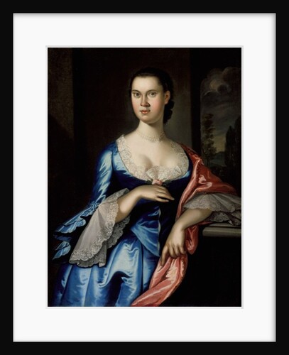 Portrait of Elizabeth Chew Smith, 1762 by John Hesselius