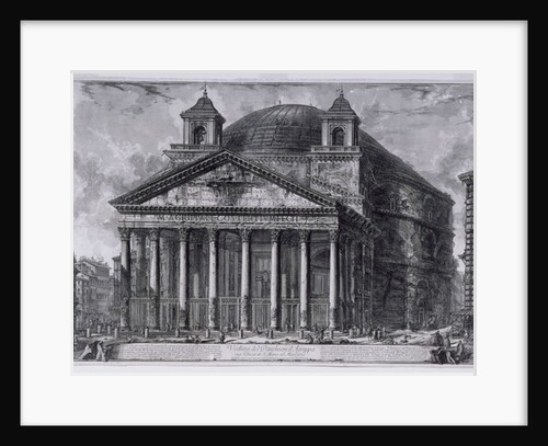 View of the Pantheon of Agrippa, c.1761 by Giovanni Battista Piranesi