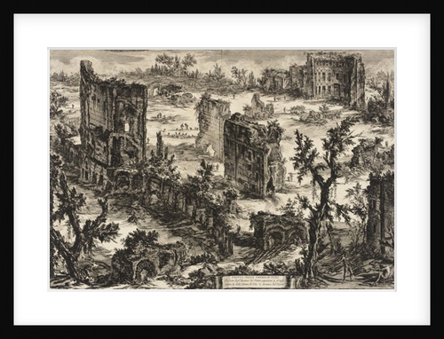 View of the Baths of Titus, c.1775 by Giovanni Battista Piranesi