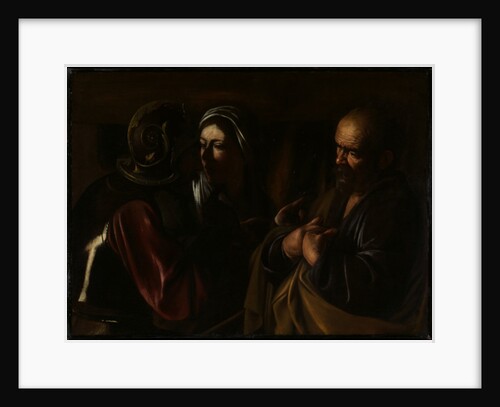 Denial of St Peter, 1610 by Michelangelo Merisi da Caravaggio
