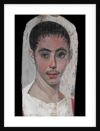 Portrait of a Youth with a Surgical Cut in one Eye, 190-210 AD by Roman Period Egyptian