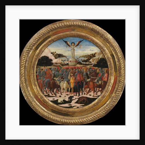 Triumph of Fame, a birth salver of Lorenzo the Magnificent, c.1449 by Giovanni di Ser Giovanni Scheggia